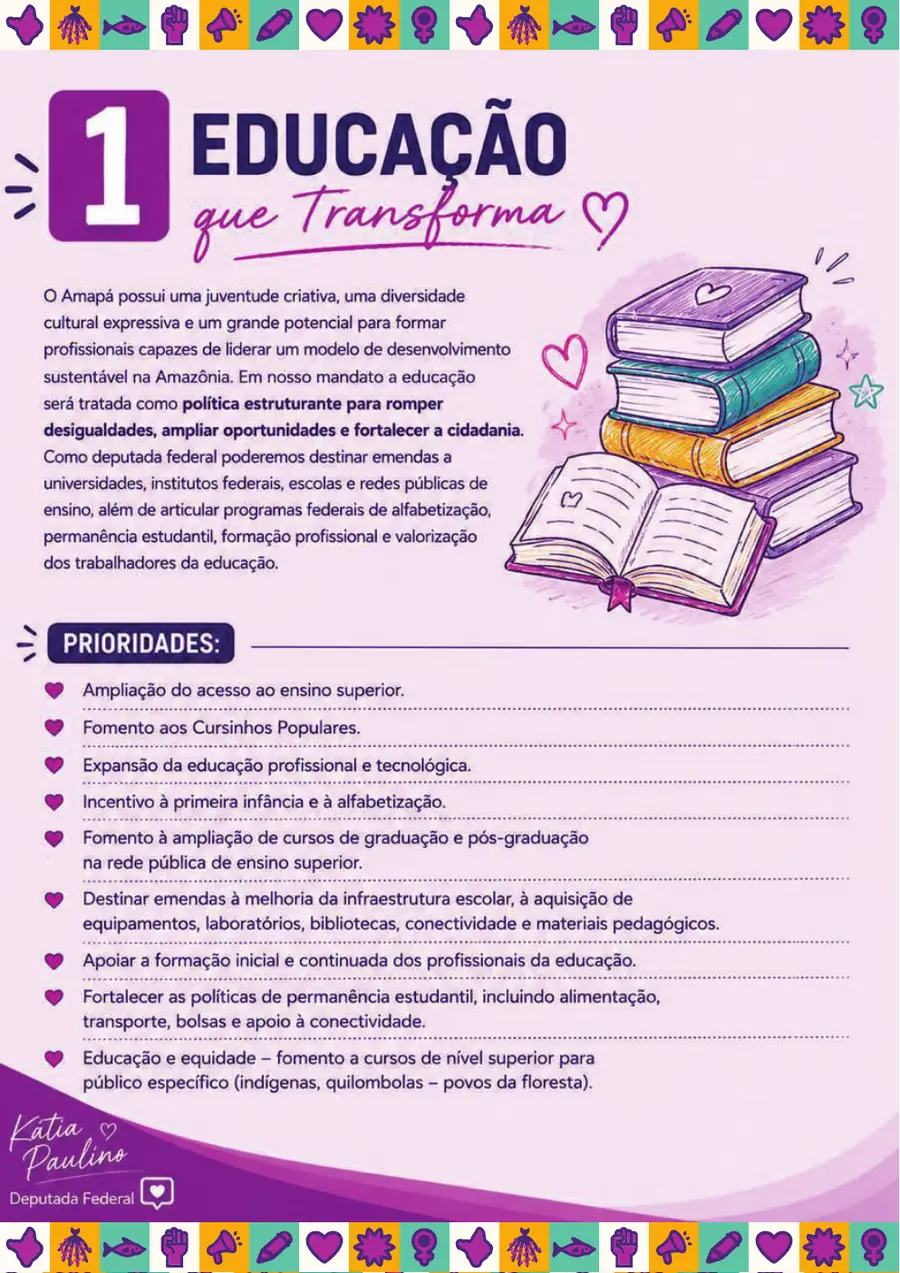 Página oficial da proposta 01: Educação que Transforma